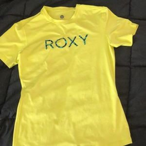 neon yellow swim shirt or coverup